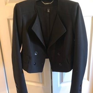 WHBM Sz 6 cropped blazer